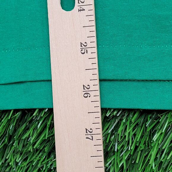 Vintage 80s Irish Shirt Large 22x26 Green - Picture 11 of 13